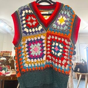 Frantic Gilet Crochet Sweater Vest